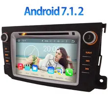 7″ Car DVD Multimedia player radio Android 7.1.2 3G/4G WIFI GPS Navigation Stereo for Benz Smart Fortwo 2011 2012 2013 2014