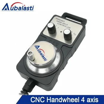 

CNC Pulser Handwheel 4 Axis Pendant Hand Wheel Manual Pulse Generator MPG CNC Machine Manual Pulse Encoder Generator