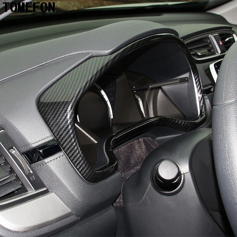 TOMEFON для Honda CRV CR V 2017 2018 ABS углеродное волокно вид интерьер панель приборной панели