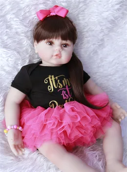 

58cm bebe princess reborn menina lifelike girl silicone reborn babies dolls toys for children xmas gift bebe alive bonecas