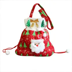 Рождество украшения поставки Рождество Санта-снеговик декоративные подарок мешок для конфет чулок наполнитель HXF a771