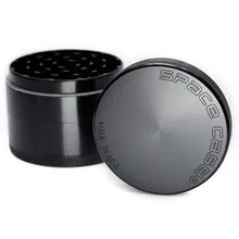 Космический корпус шлифовальные машины 55 мм 63 мм измельчитель специй 4 шт. курительная машина для табака с скрепкой из алюминиевого сплава материал CNC детектор