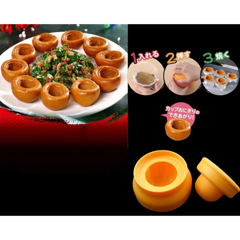 

Round Cup Form Magic Sushi Maker Machine Bento Maker Japanese Onigiri Rice Ball Mold Press Bento Kitchen Easy Cooking Tool