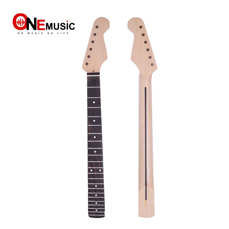 

22 Frets Maple Guitar Neck Rosewood fingerboard for ST Electric Guitar Replacement Acurated Heel