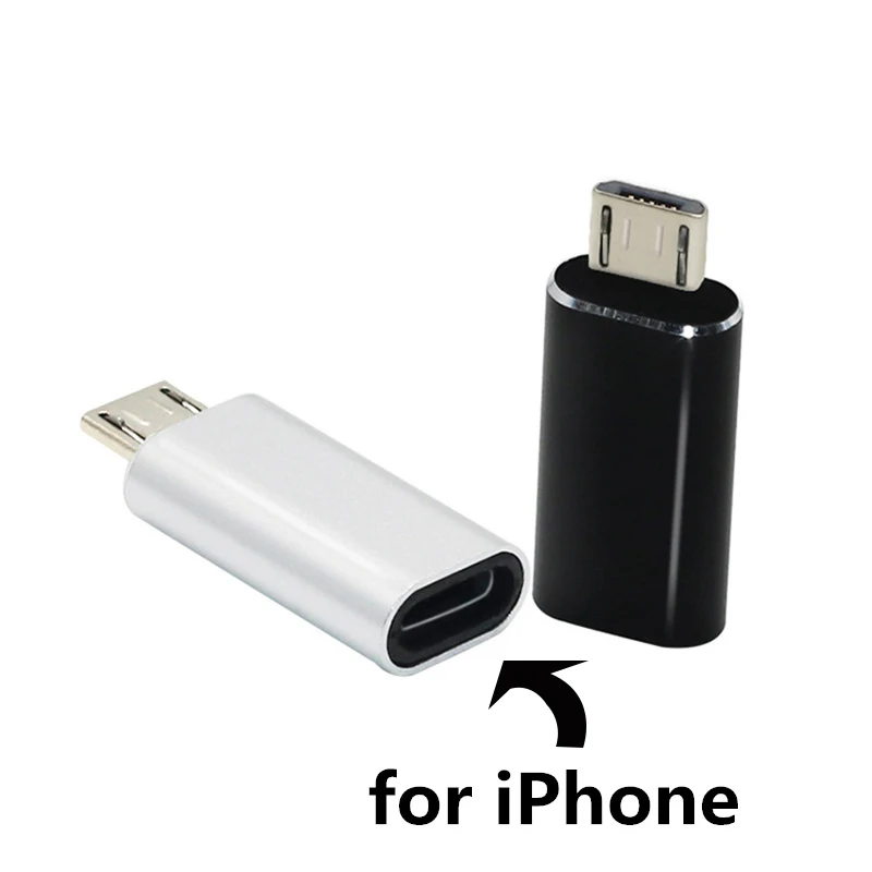 CatXaa сплав полезные микро USB мужчина до 8 Pin USB кабель преобразователя Зарядное устройство передачи данных адаптер для Apple Iphone 5, 6, 7, 8, X