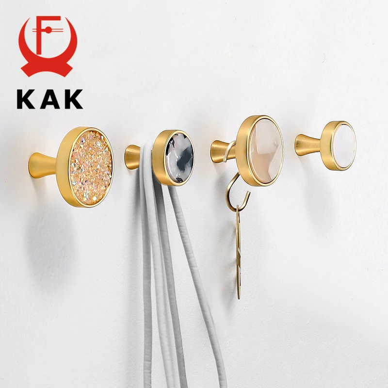 Kak Decoration Wall Hooks For Hanging Hat Bag Hanging Hook Gold