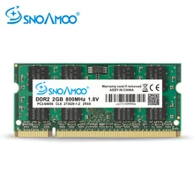 SNOAMOO ноутбук RAMs DDR2 2 GB 667 MHz-800 MHz PC2-6400S 200Pin 1,8 V 2Rx8 SO-DIMM гарантия памяти компьютера