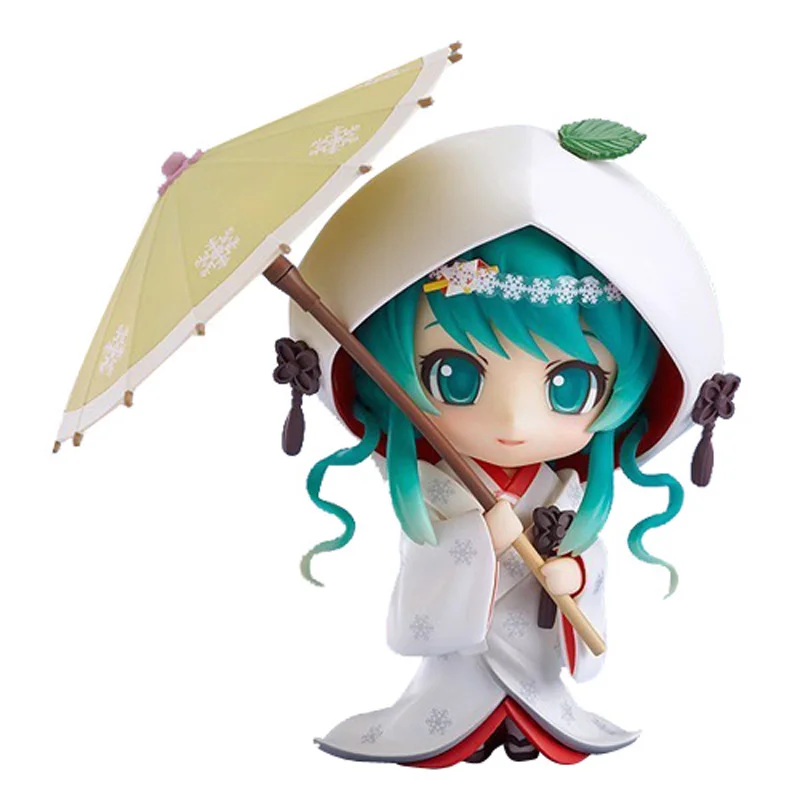 Милый 4 &quotNendoroid Vocaloid Yuki Hatsune Miku клубника вер. В коробке 10 см ПВХ Фигурки Коллекция