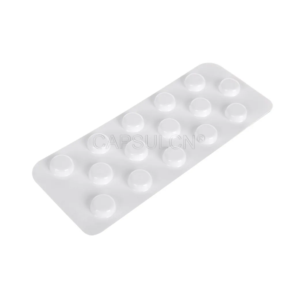 

CapsulCN,3000 pcs/carton Blister Packaging Sheet with 15 holes ,Blister Packing Sheet for 10.8*4.2mm Tablets