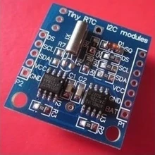 Маленький для передачи данных в рельном времени 2c модуль 24C32 память DS1307 часы без батареи