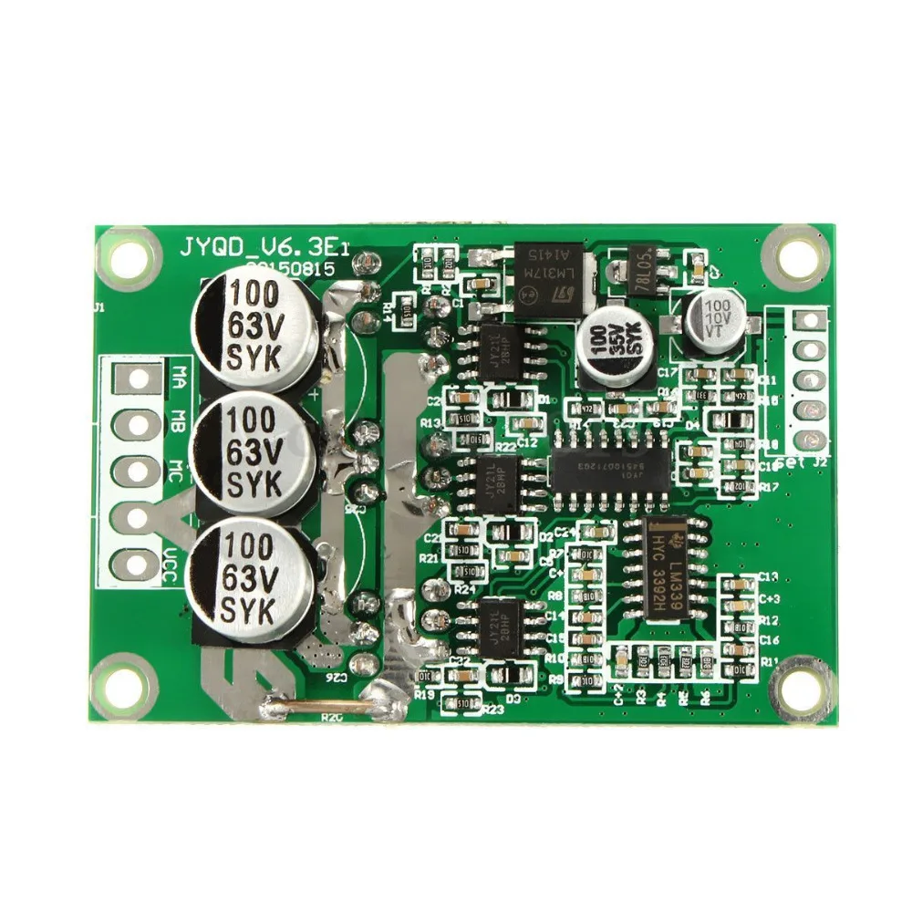 

500W DC Brushless Motor PWM Control Controller Balanced BLDC Driver Board 12-24V