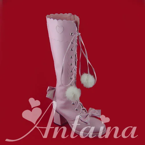 Princess sweet lolita gothic lolita boots custom lolita fashion dress high heel princess boots 9008 pink cosplay shoes