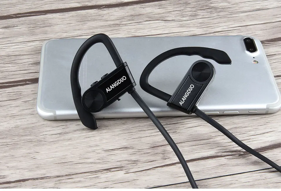 ALANGDUO G7 Plus Спортивный Bluetooth-наушник для ушей Беспроводные наушники V4.1 Гарнитура 3bluetooth наушники наушники беспроводные