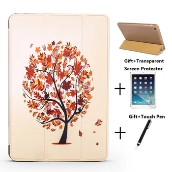 

QUWIND Tree Opaque Soft Sleep Wake Up Holder Cover Case for iPad Mini 1234 iPad 234 iPad 2017 2018 iPad Air 1 2 Pro 9.7 10.5