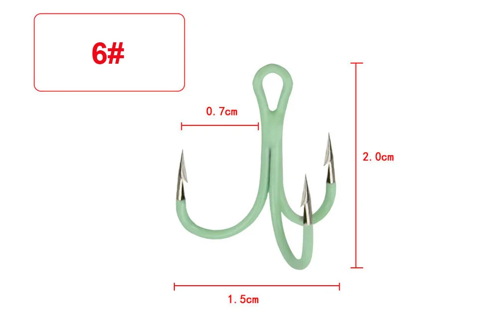 10 шт./партия рыболовные крючки морские светящиеся 2#/4#/6#/8#/10# рыболовные крючки с двойным рыболовным крюком джиг медленный крючок для рыбалки