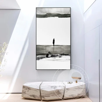 

Nostalgic Landscape Canvas Art Painting Nordic Style Art Wall Picture for Living Room Bedroom Entrance Fashion Poster and Print
