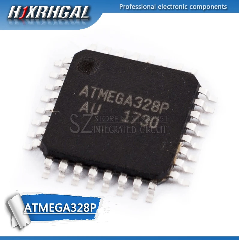 10 piezas ATMEGA328P AU QFP ATMEGA328 AU TQFP ATMEGA328P MEGA328 AU SMD ...