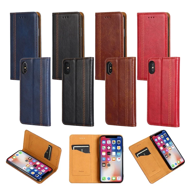 Чехол для Samsung Galaxy S10 5G S10E S9 S8 S7 S5 S6 edge Plus Lite M10 M20 M30 M40 Note 4 5 7 8 9 кожаный флип