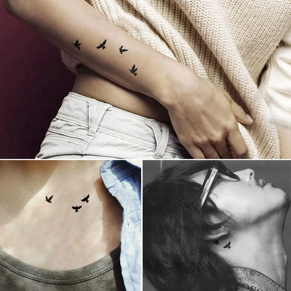 

Beauty Waterproof Tattoo Sticker Cute Animal Pattern Women Girl Body Art Temporary Tattoo Removable