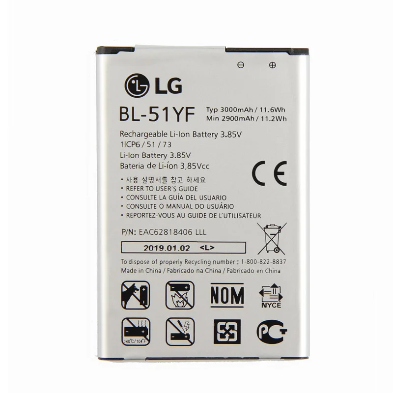 Ceny Nowy oryginalny LG BL 51YF bateria do LG G4 H815 H818 H810 VS999 F500 3000mAh