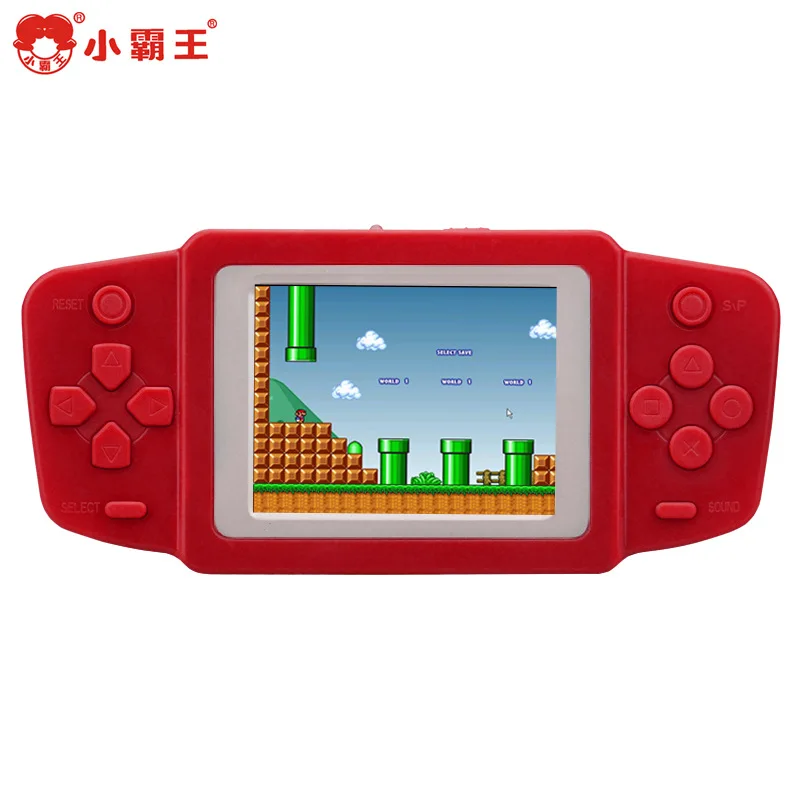 Original Subor S100 Pocket Handheld Game Console Children Puzzle Game Player Colorful Screen 