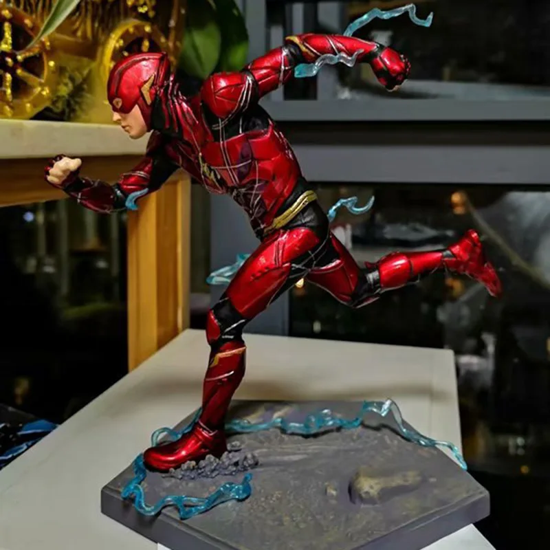 Movie Justice League The Flash Iron Studios Running Version  PVC Action Figure Collection Model Toy Doll Gift (5)