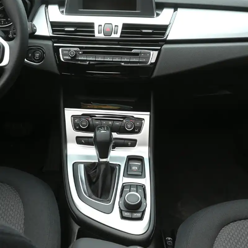 Fit For BMW 2 Series Active Tourer F45 15 Chrome Gear Shift Buttons Frame Trim