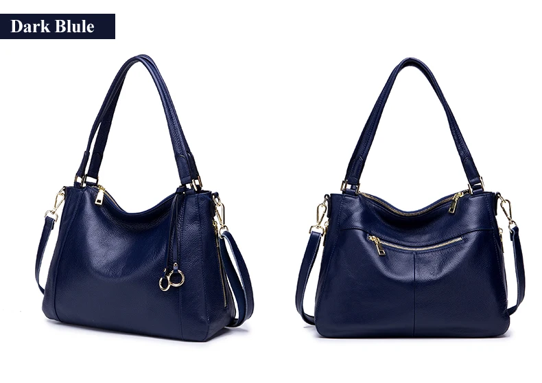 Lomelobo Women Genuine Leather Shoulder Bags Luxury Lady Fashion Litchi Pattern Casual Tote Female Handbags Girls Messenger Bags 2019 HBL5559 Details (18)