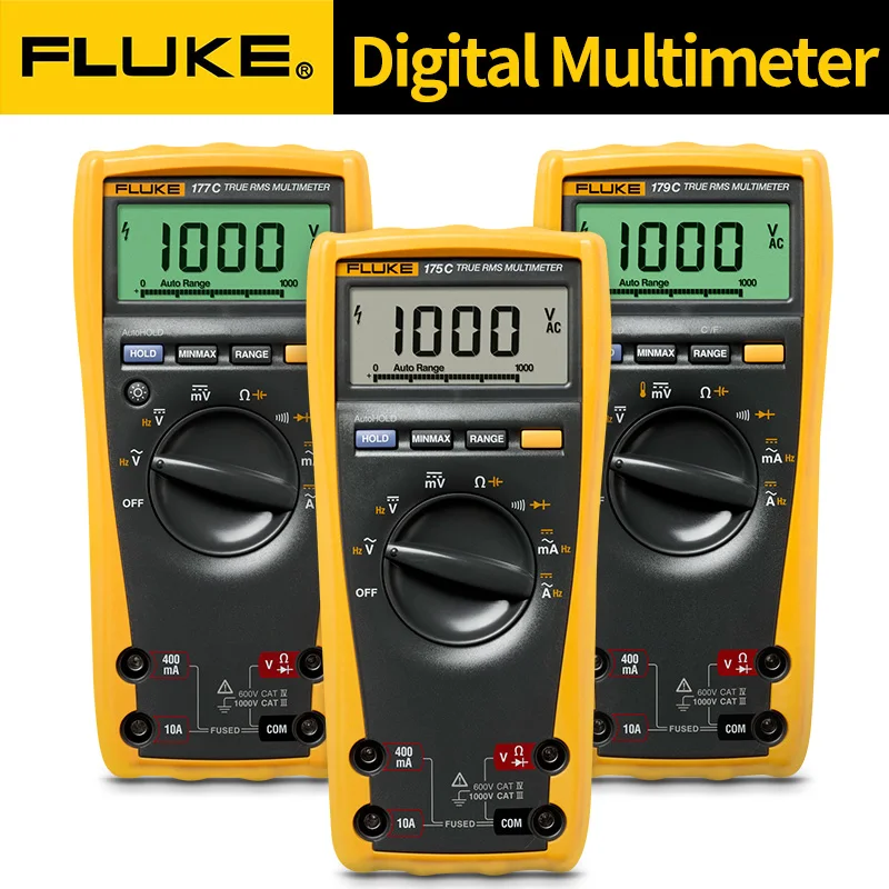 Цифровой мультиметр Fluke F175C, высокоточный автоматический портативный мультиметр