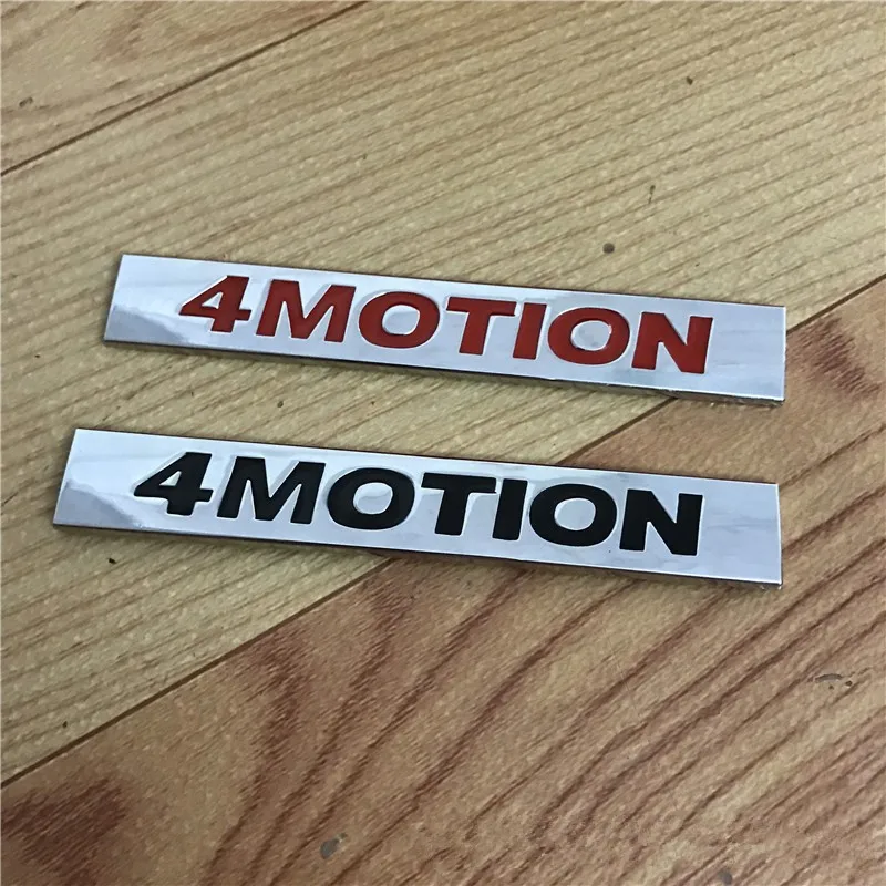 1х 4motion Черный Красный авто металлический 4 MOTION задний значок наклейка для Golf Polo