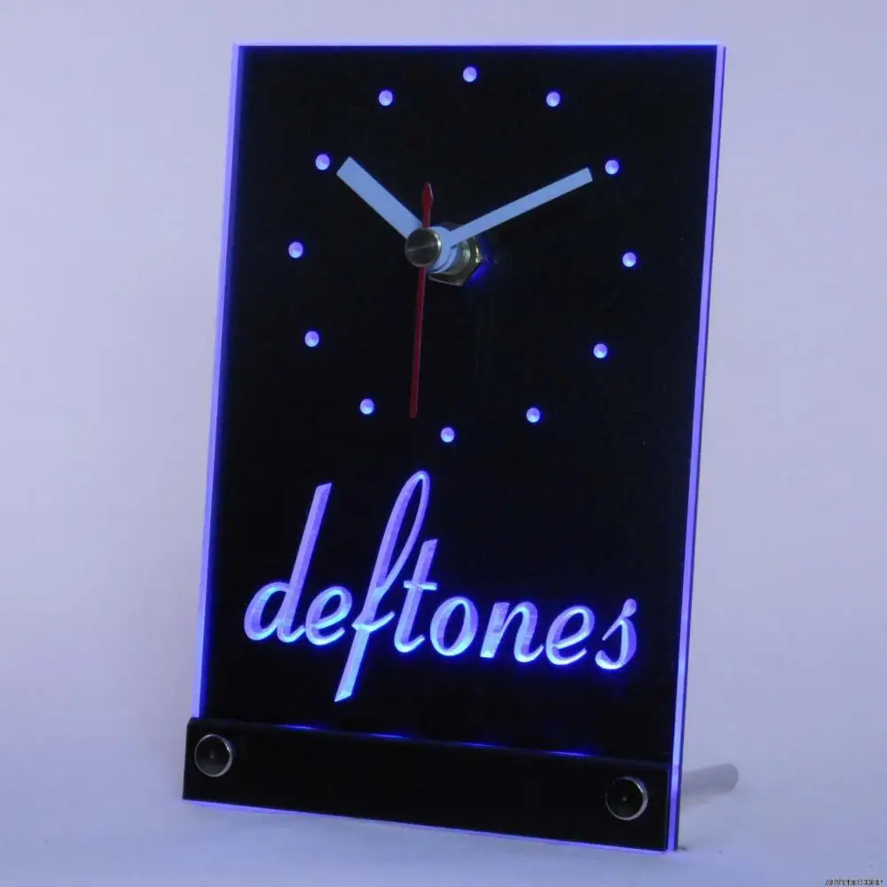 

Tnc0036 deftones Punk Muisc Bar Пивной Стол 3D светодиодный Clock