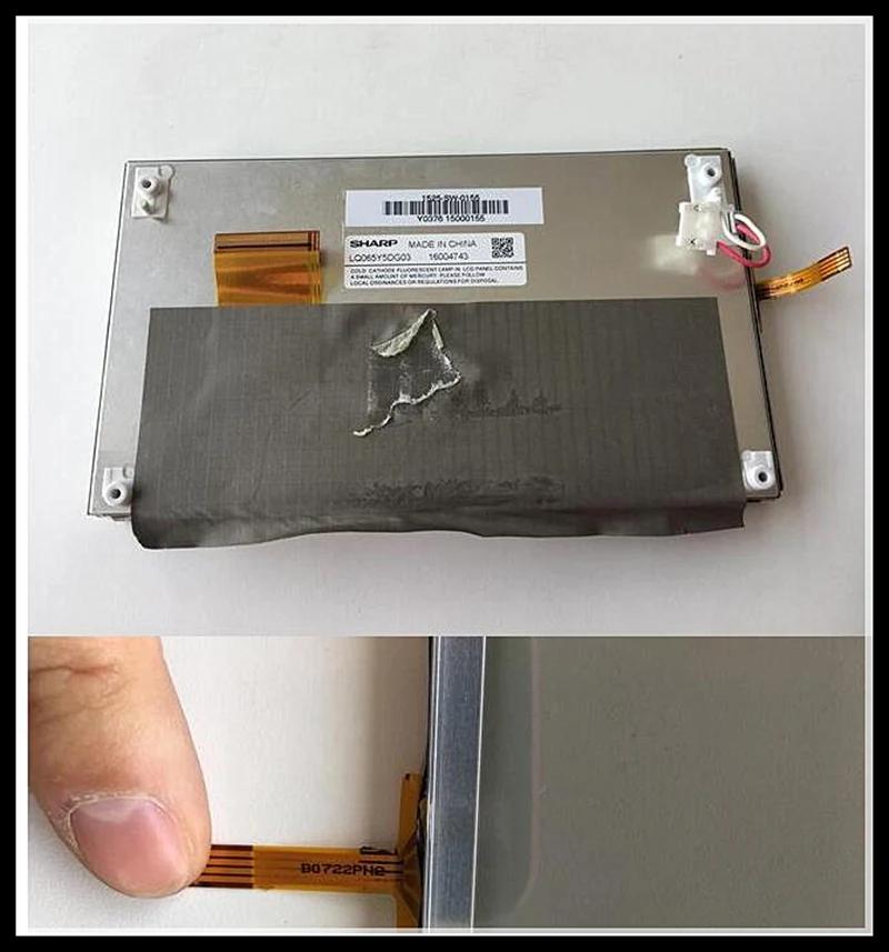 Ниро DHL/EMS+ автомобиль TFT ЖК-дисплей Дисплей по LQ065Y5DG03 w/Сенсорный экран для hyundai серии