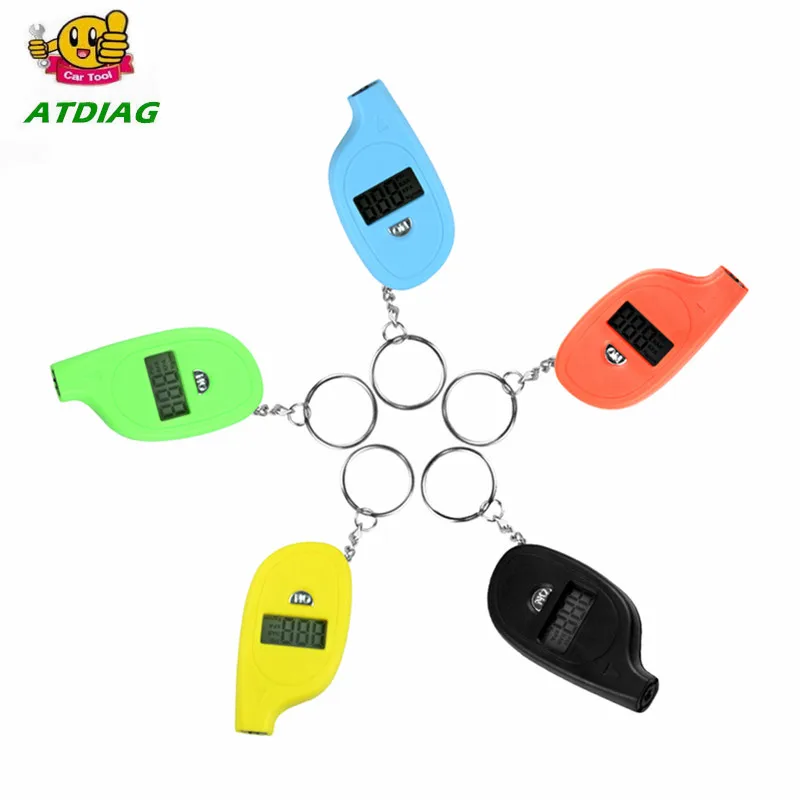 

Mini LCD Digital Tire Tyre Keychain Air Pressure Gauge For Car Auto Motorcycle W310