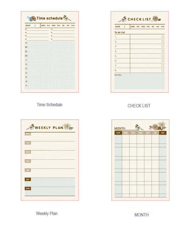 monthly to do list