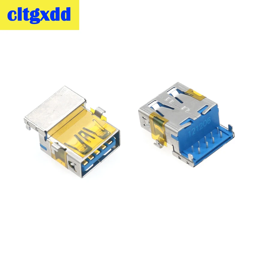 

cltgxdd 2-10pcs Female USB Jack Connector Socket For Asus Laptop Motherboard 3.0 USB Data Transmission Interface