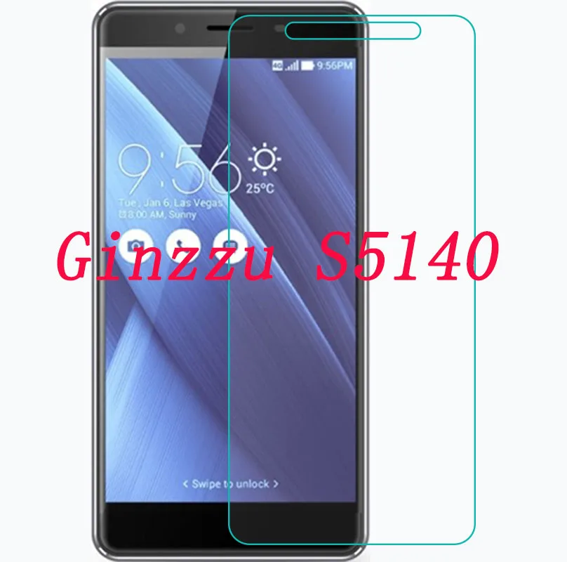

Smartphone Tempered Glass for Ginzzu S5140 9H Explosion-proof Protective Film Screen Protector cover phone