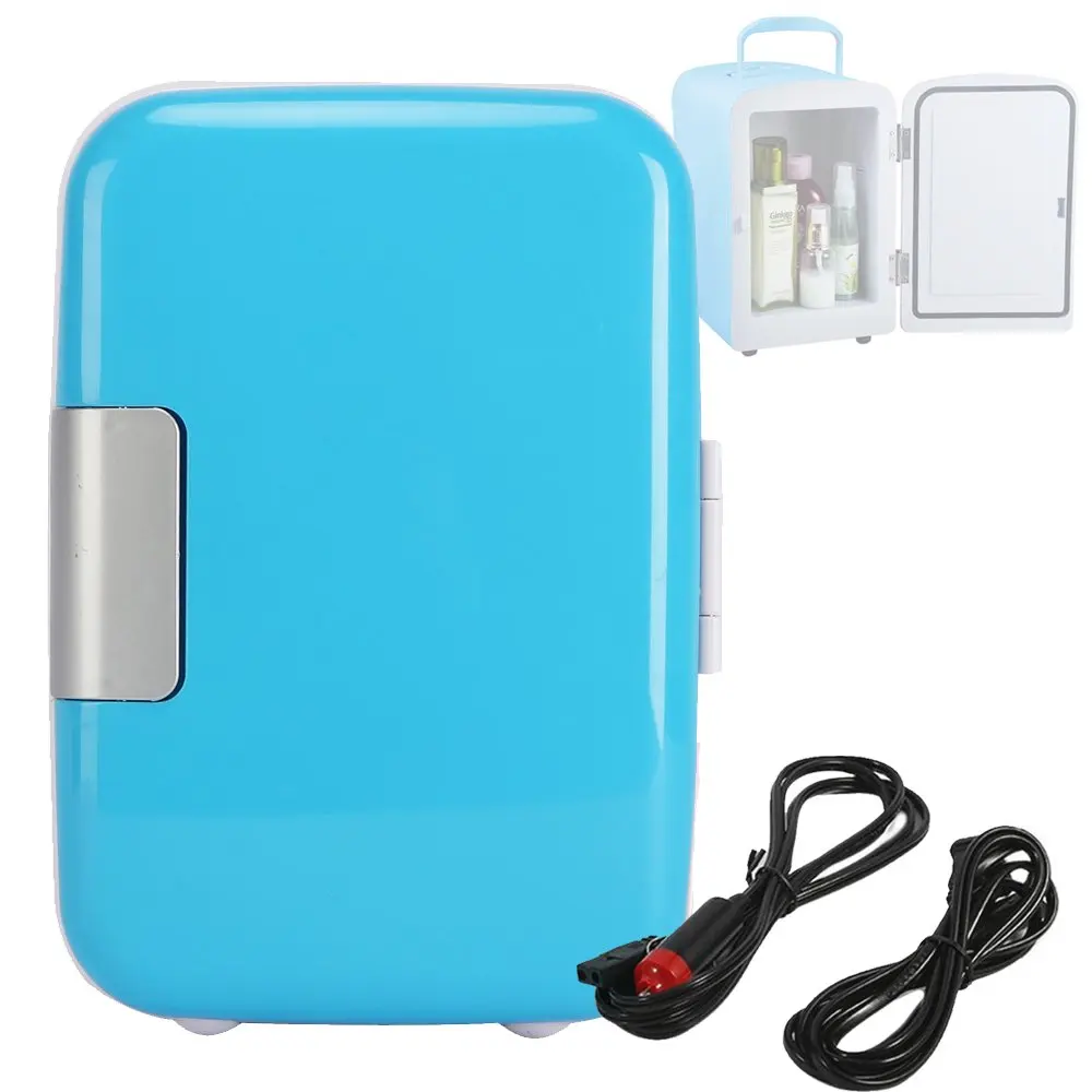 

4L Refrigerators Home Car Use Ultra Quiet Car Mini Freezer Cooling Heating Box Fridge