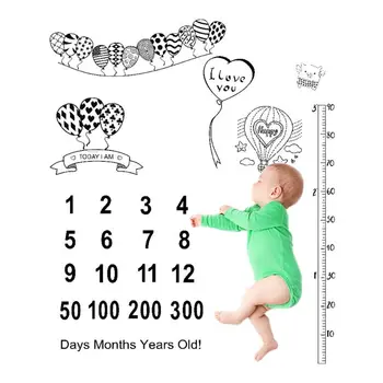 

Cartoon Pattern Newborn Baby Photo Props Blankets Backgrounds Photos Calendar Photography Background Accessories