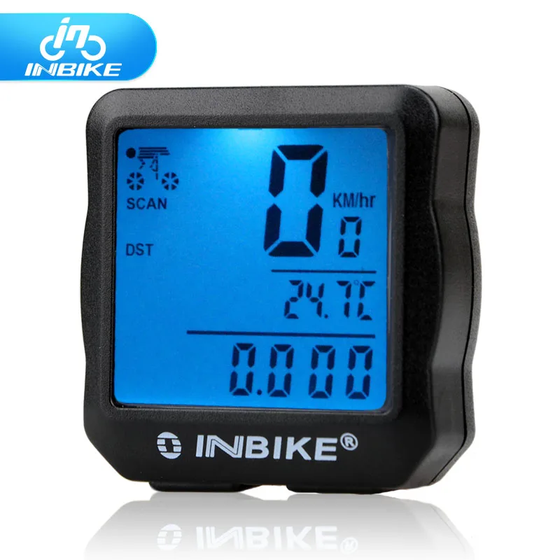 Проводной велосипедный компьютер INBIKE водонепроницаемый Спидометр с подсветкой