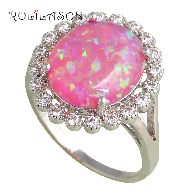 wedding ring china fire Opal Silver Big Oval women Purple for Wedding Rings