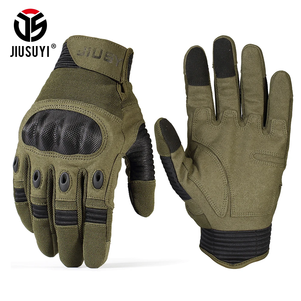 TouchScreen Military Tactical Gloves Army Paintball Shooting Airsoft Combat Anti-Skid Hard Knuckle
