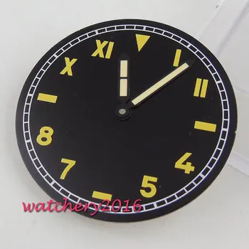 

37.5mm sterile dial + Watch Hands fit 6497 6498 ST movement