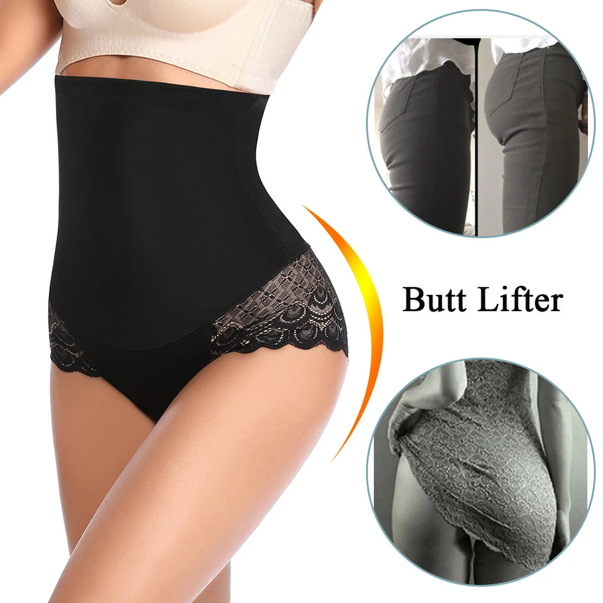 

Women Shapers Underwear High Waist Tummy Lady Shapewear Lace Corset Seamless Control Knickers Pants Pantie Briefs Magic Body