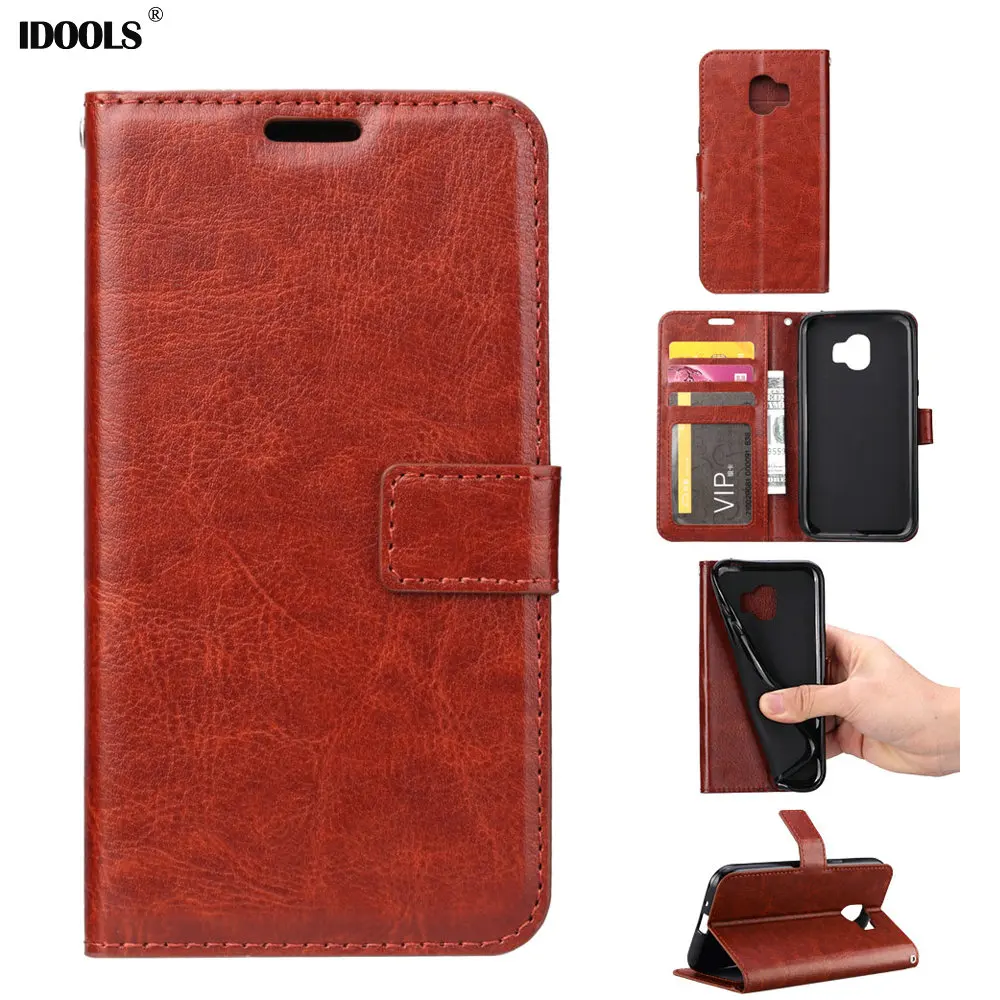 

IDOOLS Luxury PU Leather Case for Samsung galaxy J6 Plus Flip Wallet Card Holder Phone Cases for Samsung galaxy J6 Plus Coque