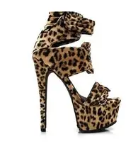 Hot Selling Women Sexy Leopard Open Toe Hollow Out Sandals Fashion Hook And Loop Mixed Color Platform High Heel Party Shoes Hot Selling Women Sexy Leopard Open Toe Hollow Out Sandals Fashion Hook And Loop Mixed Color Platform High Heel Party Shoes