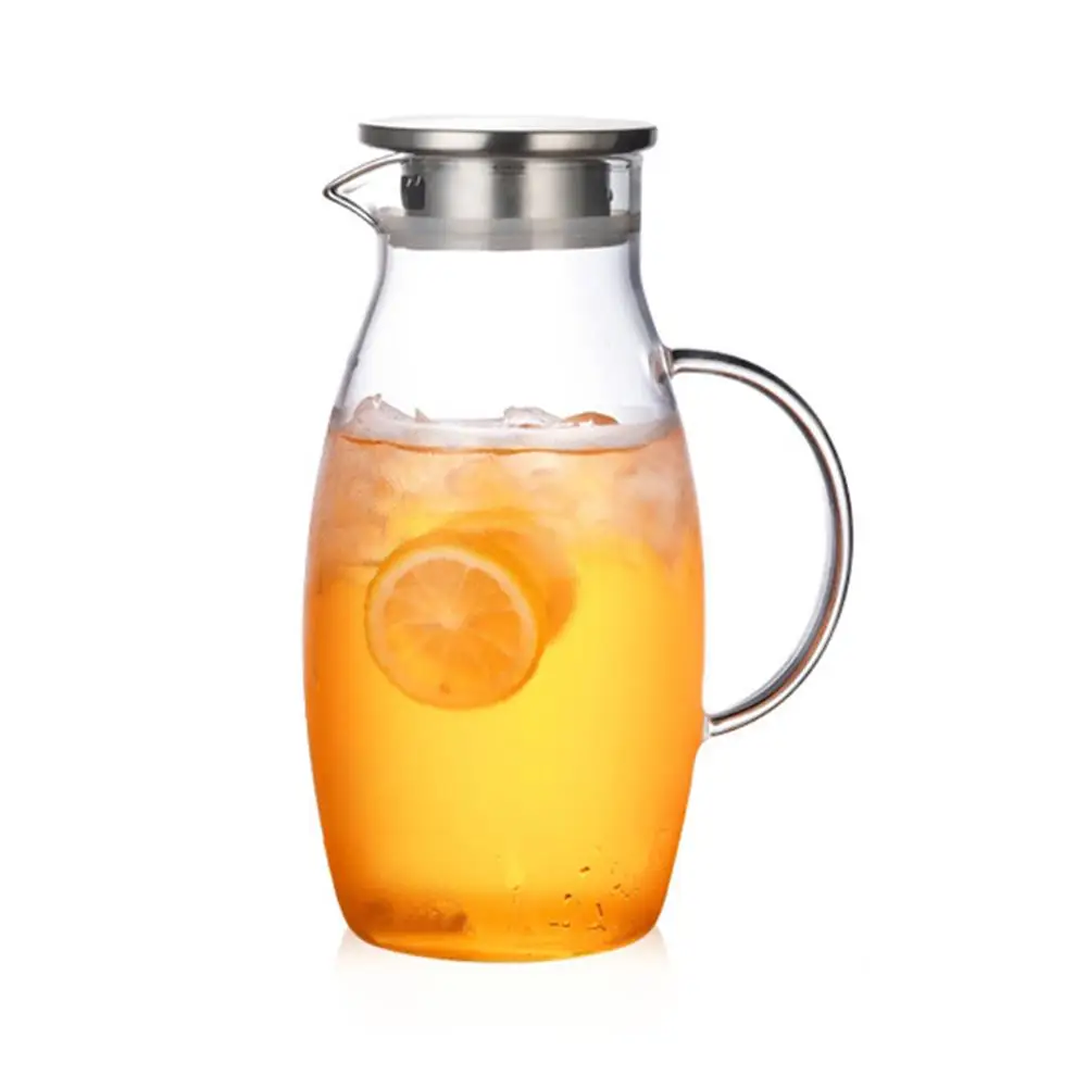 Explosion Proof Heat Resistant Glass Water Jug Hotel Restaurant