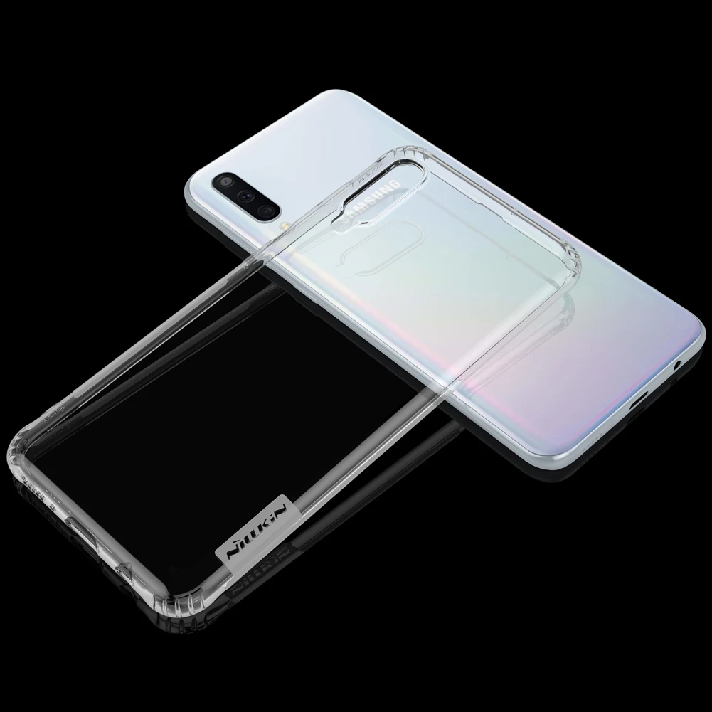 TPU чехол для samsung Galaxy A30 A50 A70 A50S A30S Nillkin натуральный прозрачный мягкий Кремний Мягкий чехол для samsung Galaxy A50 чехол