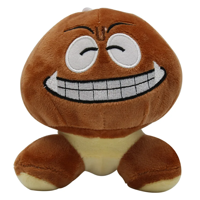 1psc 15 см Super Mario Bros Goomba плюшевые игрушечные лошадки Супер Марио мягкие куклы плюшевые игрушки для детей Рождественский подарок
