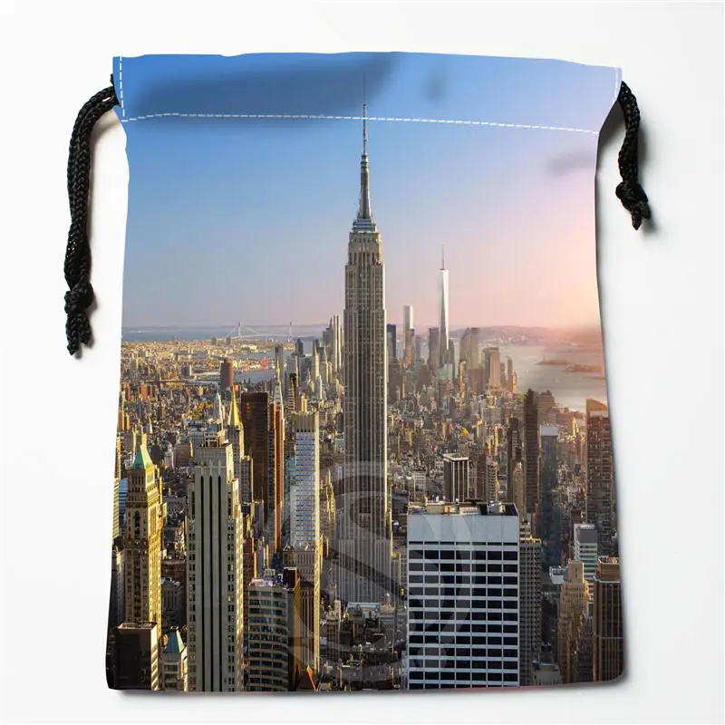 R-228 New NewYork City &ampw Custom Logo Printed receive bag Bag Compression Type drawstring bags size 18X22cm T801T228uz | Дом и сад