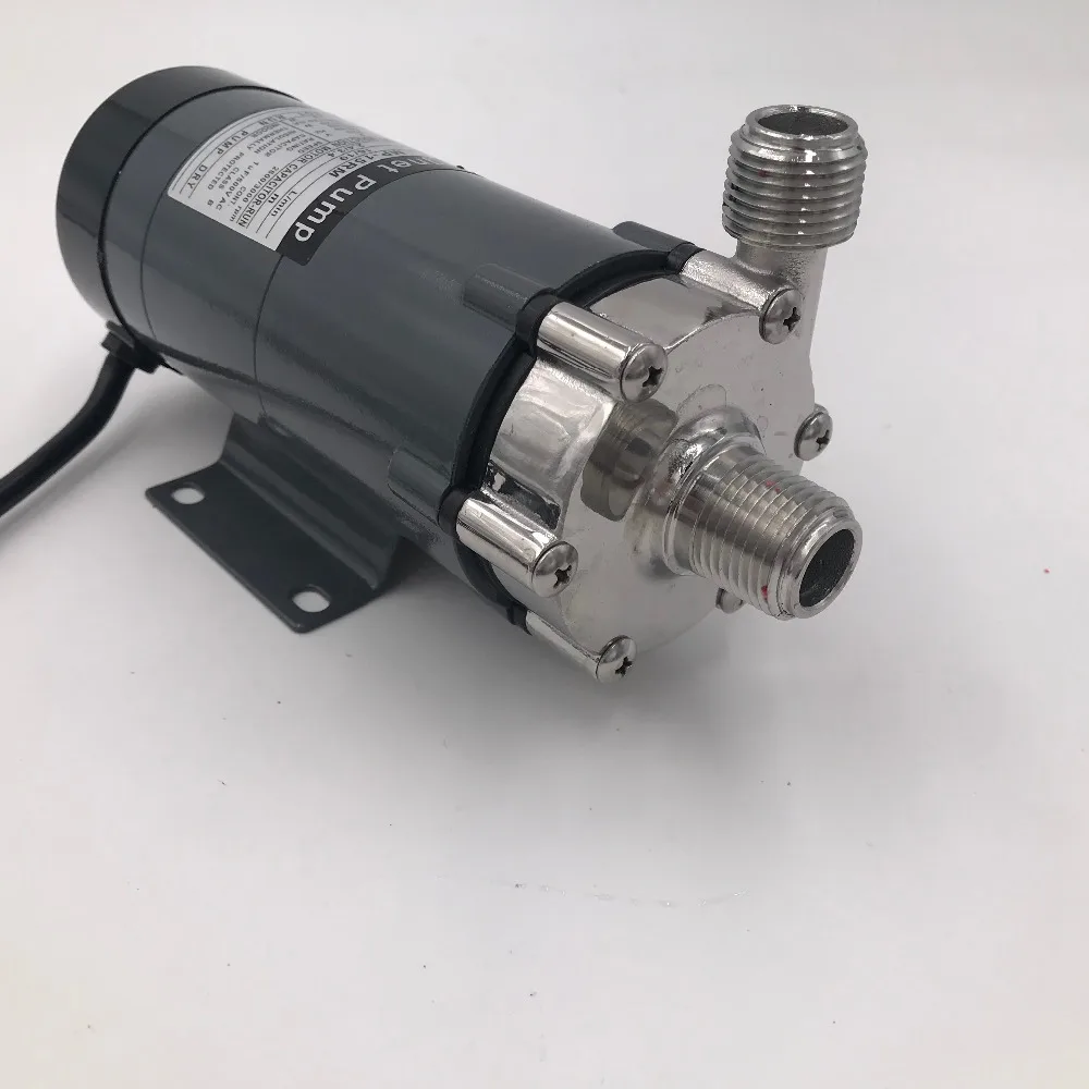 

Magnetic Drive Pump 15R With Stainless Steel Head,Beer Brewing 220V European Plug with 1/2 NPT thread New Bar Accessory